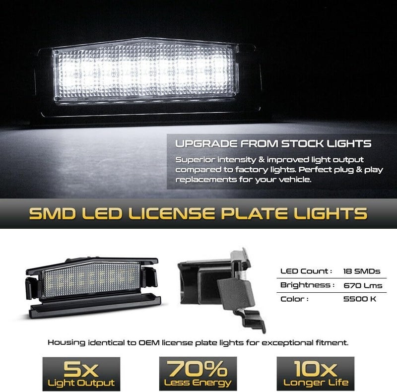 DEMULAX LED License Plate Light for Mazda - Image 2