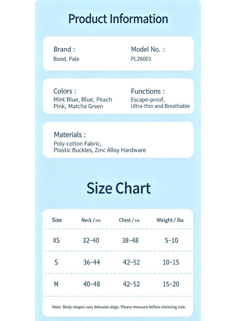 السحاب القابل للتعديل والتنفس المضاد للسحب للكلاب والقطط، مجموعة حزام صدر مع حبل مشي - Image 5