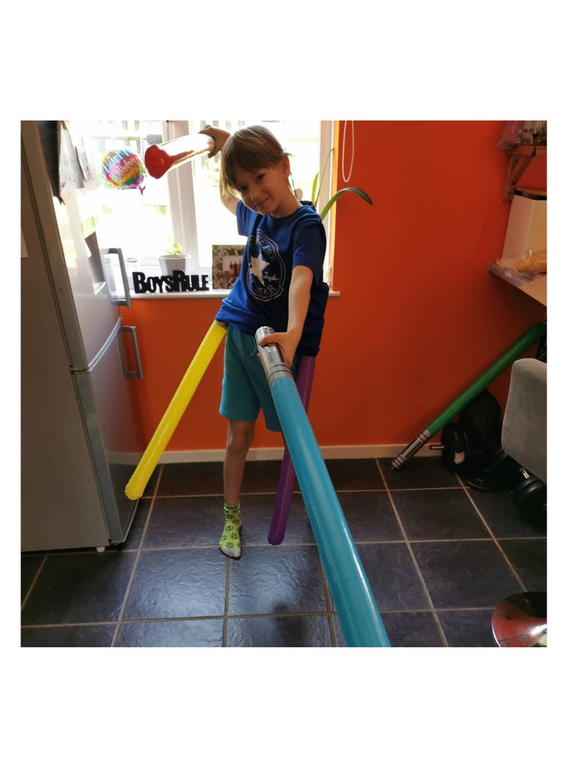 SYOSI Inflatable Light Saber Sword Toys Set for Kids Party Favors, Movie Cosplay Inflatable Light Swords Prop for Star Wars Themed Party, Birthday Party Decorate - Image 4