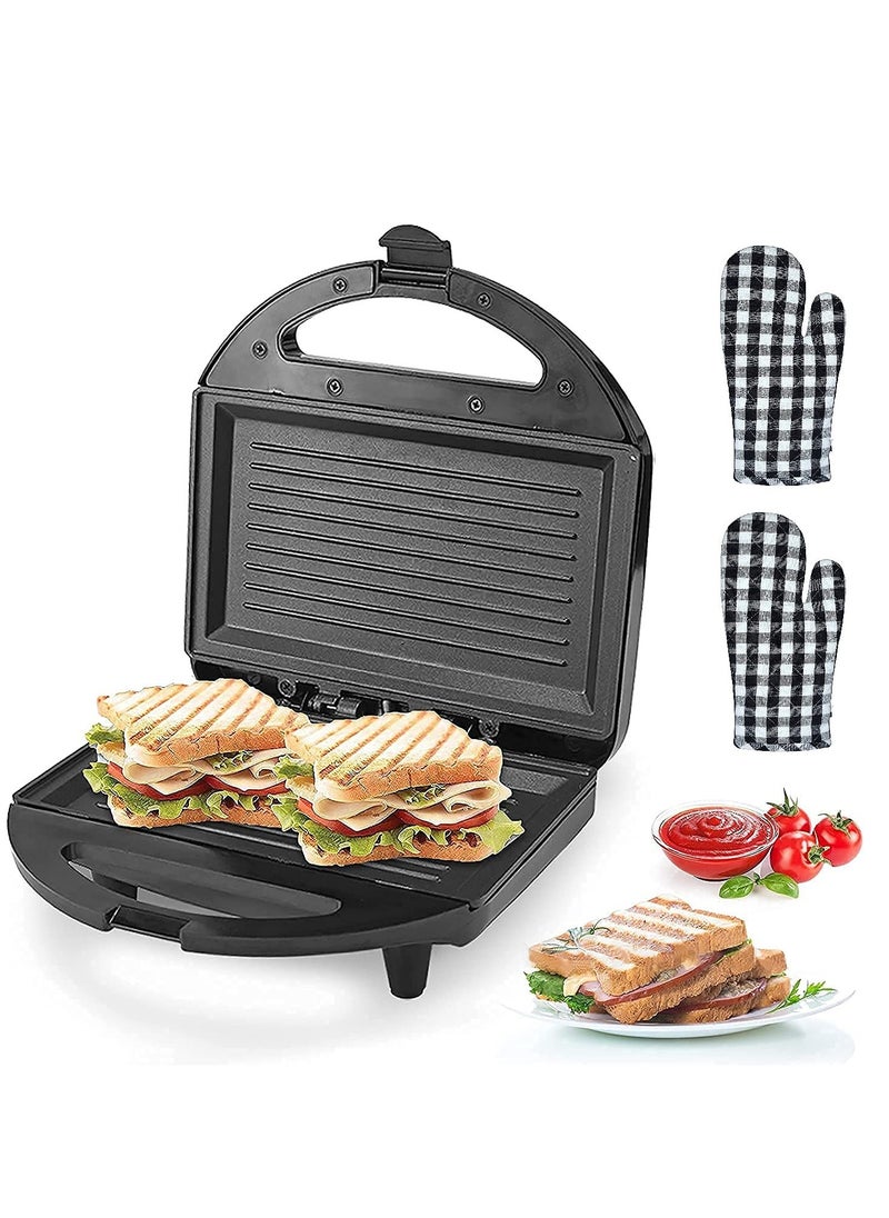 Generic - Grill, Sandwich Maker Double-Sided Non-Stick Toaster with Automatic Temperature Control - Image 1