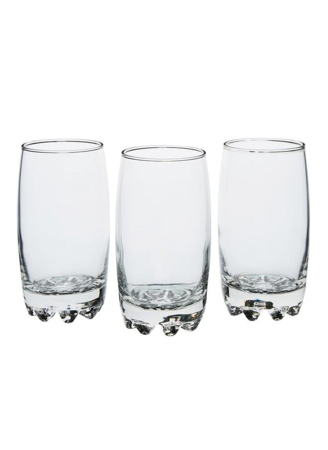 Bormioli Rocco Rocco 3Piece Long Glass Set Clear 415Ml 