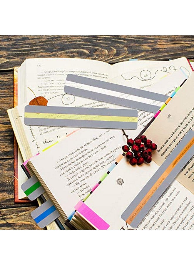 تشينكو 32 قطعة من شرائط القراءة الموجهة وشرائط التمييز وطبقات ملونة وعلامات مرجعية ملونة - تساعد في علاج عسر القراءة للطلاب والمعلمين (ألوان مختلطة) - Image 5