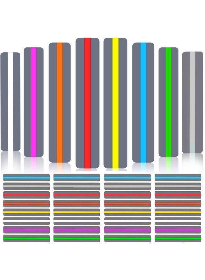 تشينكو 32 قطعة من شرائط القراءة الموجهة وشرائط التمييز وطبقات ملونة وعلامات مرجعية ملونة - تساعد في علاج عسر القراءة للطلاب والمعلمين (ألوان مختلطة) - Image 1