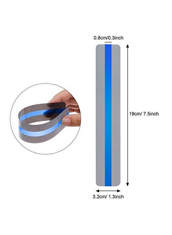 تشينكو 32 قطعة من شرائط القراءة الموجهة وشرائط التمييز وطبقات ملونة وعلامات مرجعية ملونة - تساعد في علاج عسر القراءة للطلاب والمعلمين (ألوان مختلطة) - Image 2
