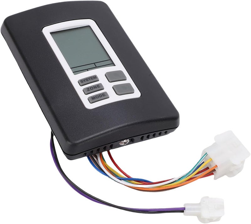 Haofy 12V RV Thermostat Digital Wall Mounted with Clear Screen Multi Mode Control for Cooling, Heating, Ventilation for RVs, Campers, Small Cabins (Black) - Image 1