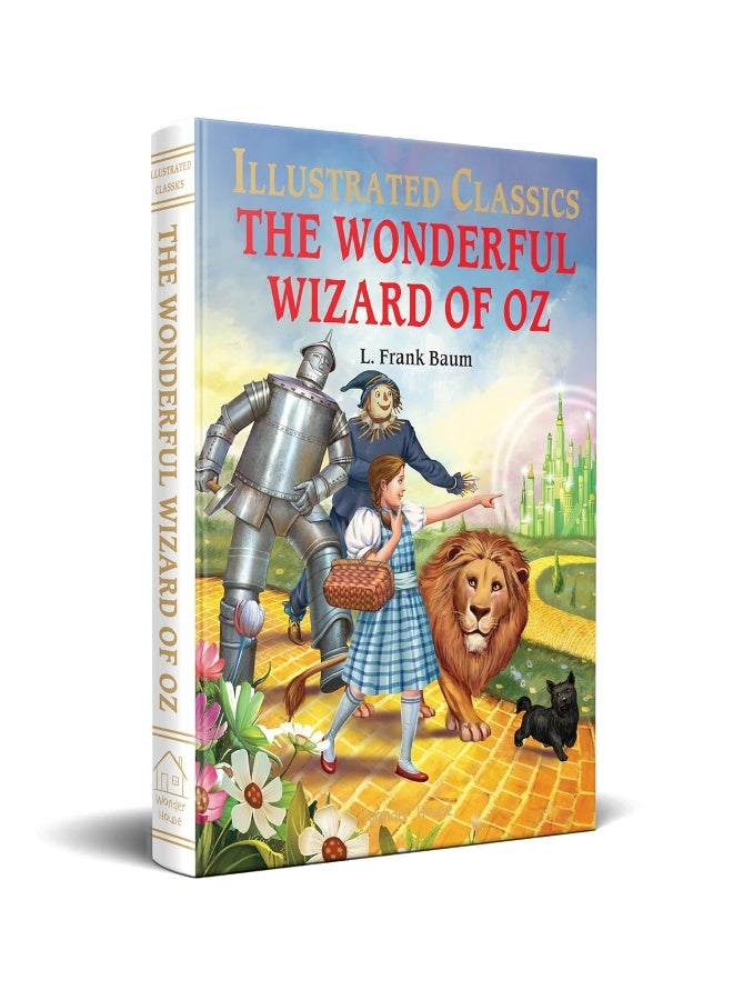The Wonderful Wizard of Oz : llustrated Abridged Children Classic English Novel with Review Questions (Hardback) - Image 1