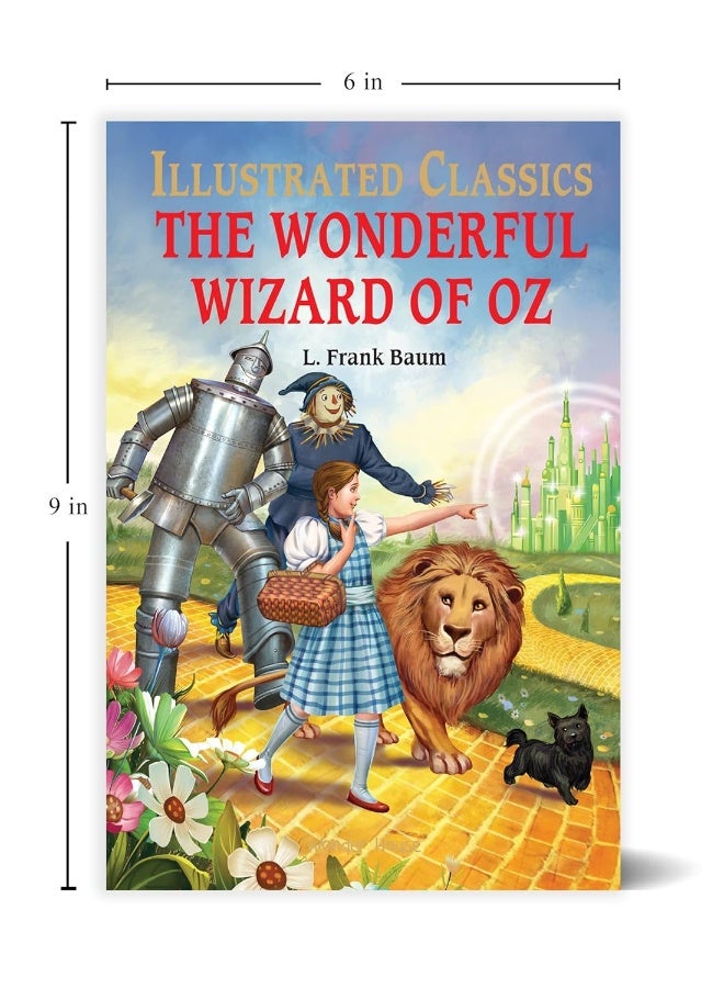 The Wonderful Wizard of Oz : llustrated Abridged Children Classic English Novel with Review Questions (Hardback) - Image 2