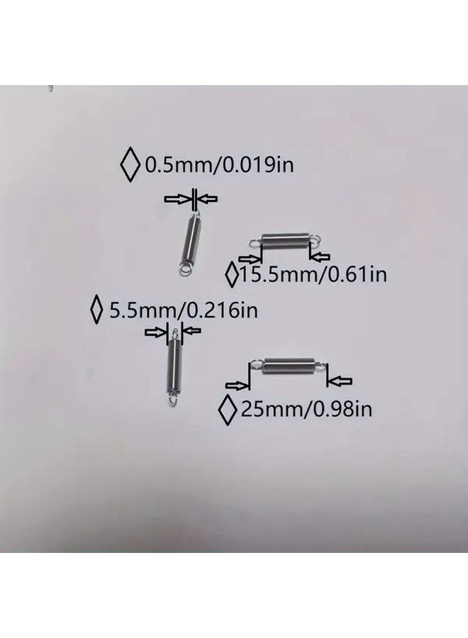 Constant Force Springs 10 Pcs Carbon Steel Music Wire Size 0 5x5 5x15 5x25mm Industrial Scientific - Image 2