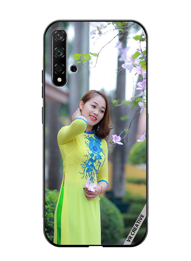 VR CREATIVE Protective Case Cover For Huawei Nova 5T Nepal Traditional Girl Design Multicolour - Image 1