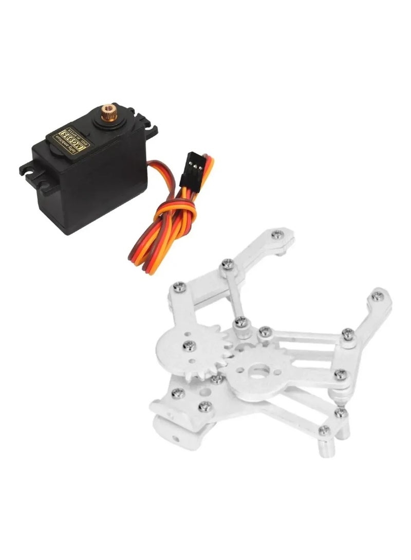 Metal Robotic Gripper with MG995 Servo Motor - Image 1