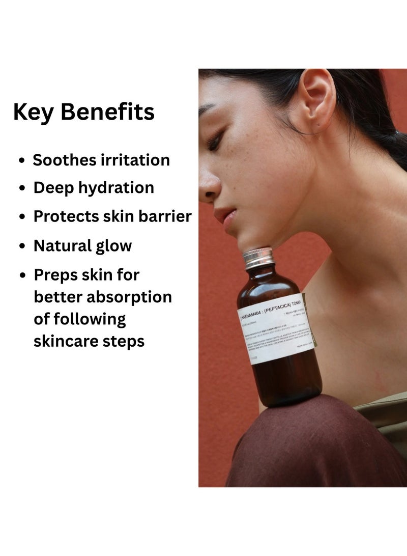 TOUN28 Peptacica Toner for Dry & Sensitive Skin I TOUN28 Haenam404 Centella Toner for Anti-Wrinkle & Brightening I Hydrating, Barrier-Strengthening, Glowing Skin I Vegan, Clean Beauty, For Women & Men I Made in Korea, 250ml - Image 3