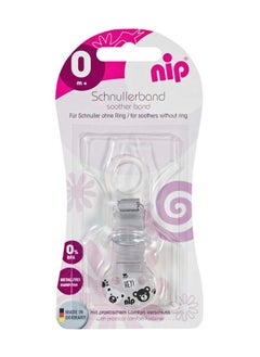 nip Soother Band For Soothers Without Ring, Grey  - Image 2
