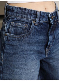 HIGH STAR Women Indigo Shorts - Loose Fit Comfort  - Image 3