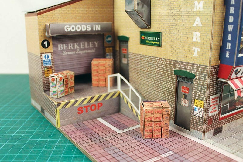 The CityBuilder Cardboard Supermart Model Making Kit, Multicolour - Image 4