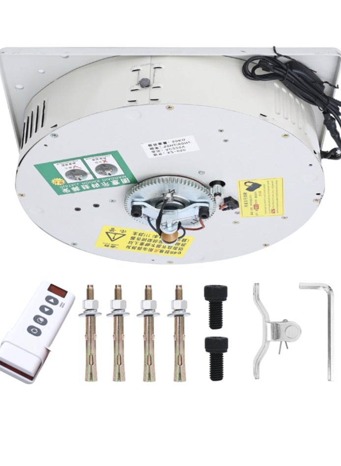 Huiye Rotating Chandelier Lift System, 220V Power Light Lift Motorized Chandelier Hoist Rotating Function & Lifting(100kg, 6m Lift) - Image 2