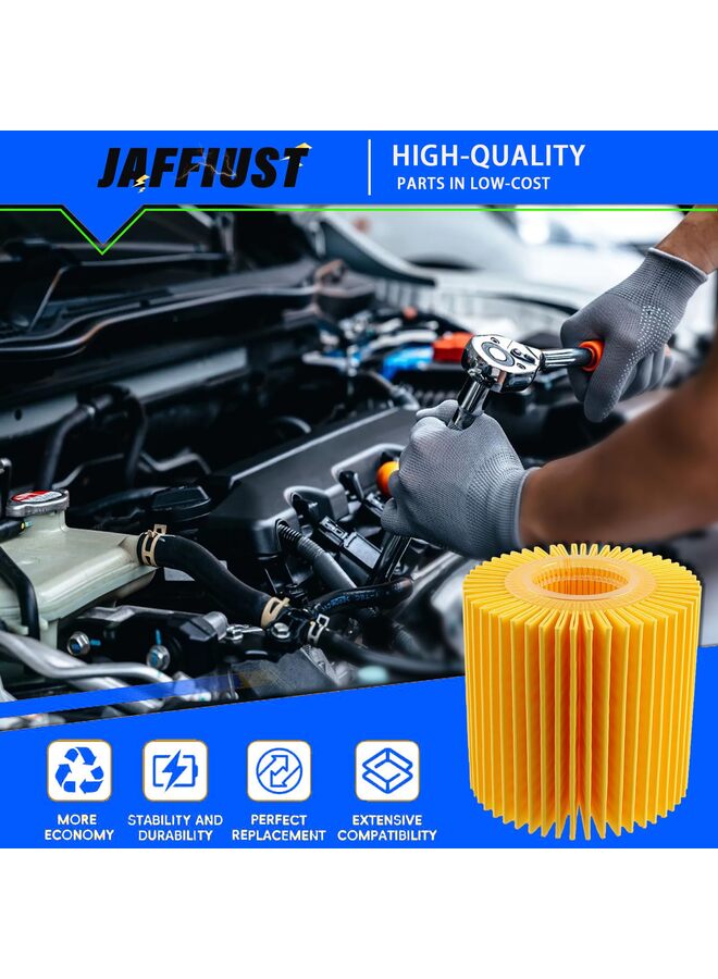 فلتر زيت محرك بديل متوافق مع سيارات تويوتا أفالون، كامري، هايلاندر، راف 4، تاكوما، سيينا، وغيرها. بديل للرقم 04152-YZZA1 و04152-31090 - Image 5