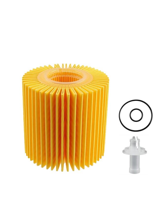 فلتر زيت محرك بديل متوافق مع سيارات تويوتا أفالون، كامري، هايلاندر، راف 4، تاكوما، سيينا، وغيرها. بديل للرقم 04152-YZZA1 و04152-31090 - Image 1