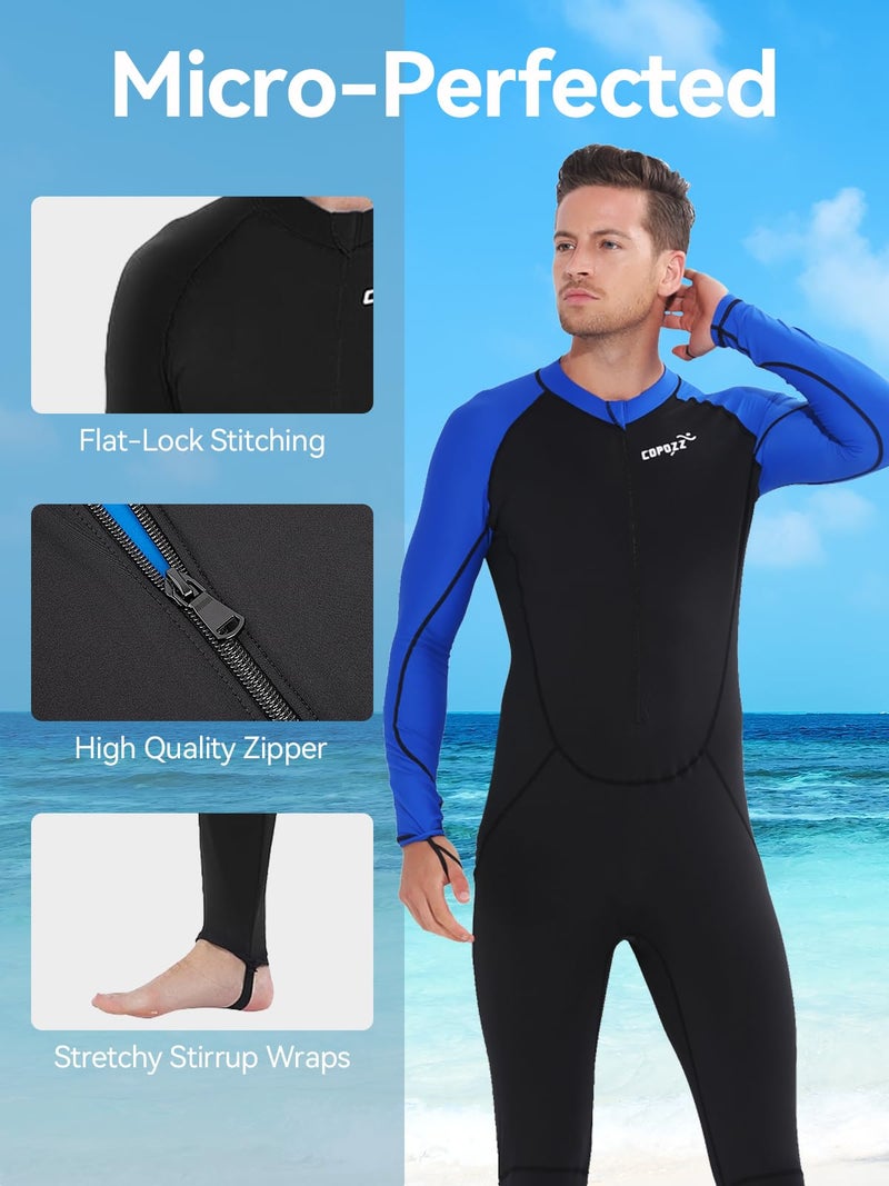 COPOZZ Mens Wetsuit â€“ Full Body UV Protection Wet Suit for Surfing, Diving & Snorkeling - Image 5