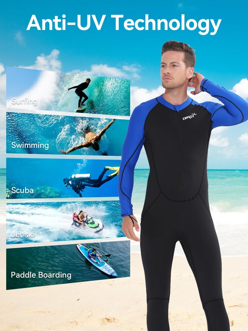 COPOZZ Mens Wetsuit â€“ Full Body UV Protection Wet Suit for Surfing, Diving & Snorkeling - Image 3