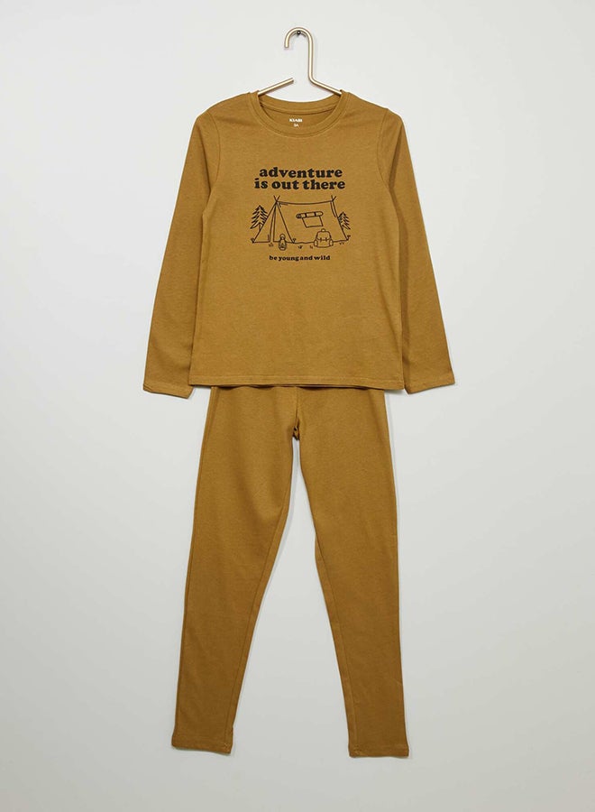 Kiabi Girl Jersey Pyjama Set ( 2 Pcs ) - Image 1