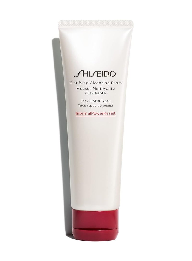 Shiseido Shiseido Clarifying Cleansing Foam - 125 mL - Cleanses, Balances & Removes Impurities for Smoother, Radiant Complexion - For All Skin Types - Image 1