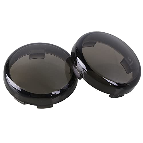 Lubinxun Smoke Turn Signal Lens Cover Compatible with Harley-Davidson Sportster Street Glide Road King Softail,4 PCS - Image 3