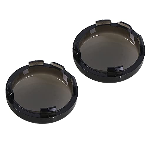 Lubinxun Smoke Turn Signal Lens Cover Compatible with Harley-Davidson Sportster Street Glide Road King Softail,4 PCS - Image 5