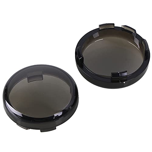 Lubinxun Smoke Turn Signal Lens Cover Compatible with Harley-Davidson Sportster Street Glide Road King Softail,4 PCS - Image 4