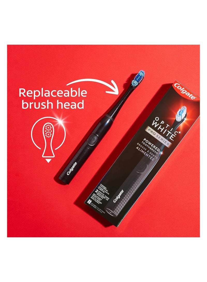 Colgate Optic White Pro Series Sonic Battery Powered Toothbrush, Black - Image 3