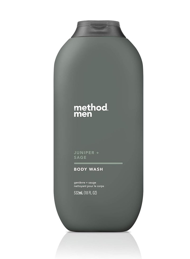 Method Method Men Body Wash, Juniper + Sage, Paraben and Phthalate Free, 18 FL Oz (Pack of 6) - Image 2