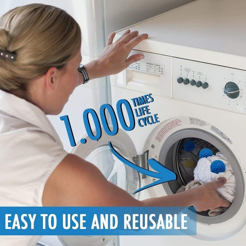 brandless Dryer Balls Clothes Will Come Out Soft, Fluffy, Fewer Wrinkles and Less Static Cling. A Natural and Better Alternative to Fabric Softener. Reduce Drying Time and Save on Energy - Image 5