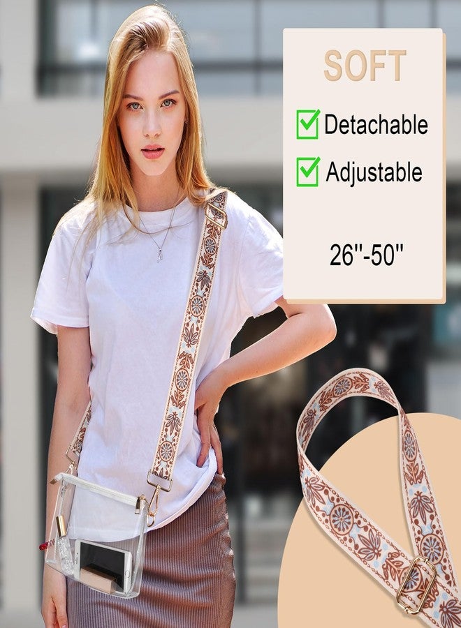 BS-VOG Clear Purse for Women Stadium Approved, Clear Crossbody Bag, Small Clear Stadium Bag for Concerts Sports Events - Image 2
