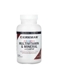 Kirkman Labs Childrens Multivitamin and Mineral with 5 MTHF 120 Capsules  - Image 1