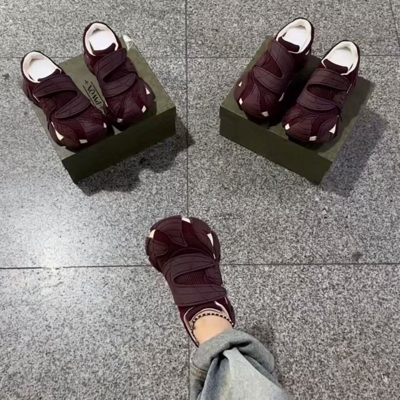 2025 Women's Comfortable Chunky Sneakers Lightweight Wide Toe Casual - Image 2