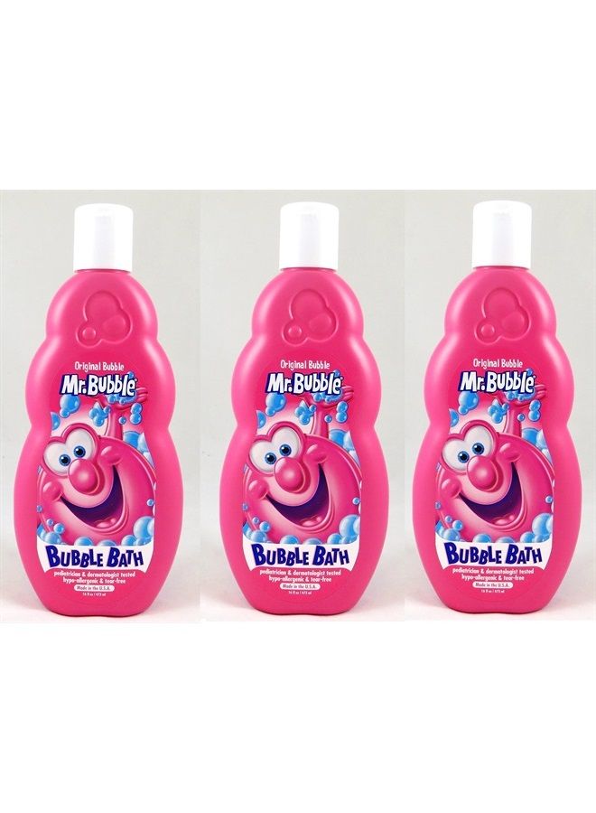 Mr. Bubble Original Bubble Bath, 16 Oz (Pack of 3)