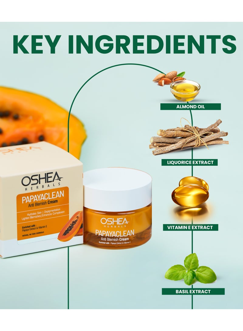OSHEA Herbals Papaya Clean Anti Blemish Cream 50 g - Image 4