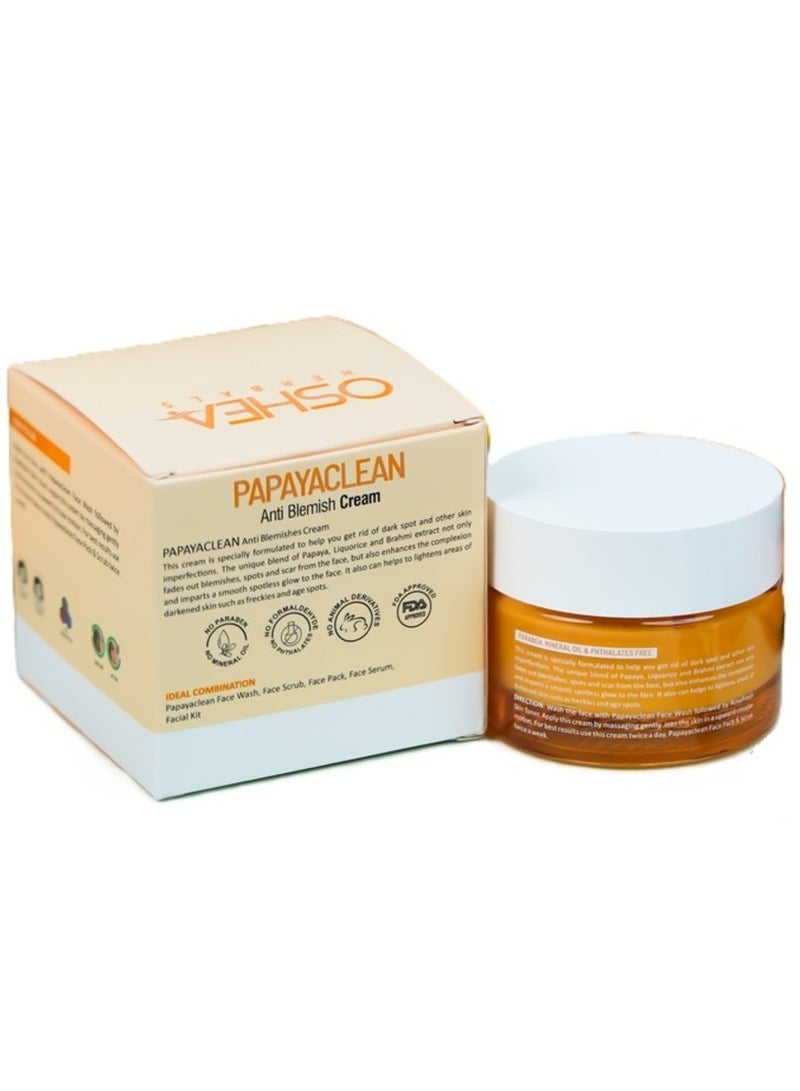 OSHEA Herbals Papaya Clean Anti Blemish Cream 50 g - Image 2