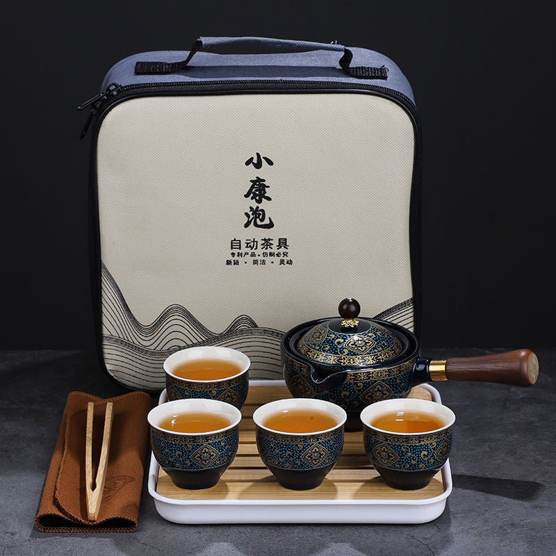 A Complete Set Of New Kung Fu Tea Sets, A Complete Set Of Teapots, Household Tea Cups, Tea Water Separation, Travel Tea, Zhaozhou - Image 2