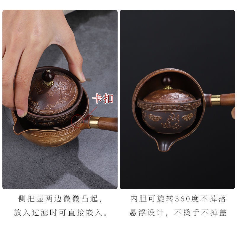 A Complete Set Of New Kung Fu Tea Sets, A Complete Set Of Teapots, Household Tea Cups, Tea Water Separation, Travel Tea, Zhaozhou - Image 4