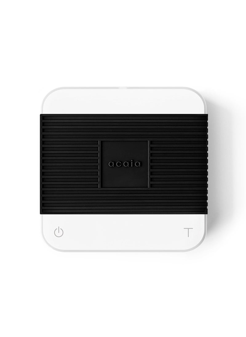 Pearl Coffee Scale - With Built-in Flow-Rate Indicator, USB-C Charging, and Brighter Display for sunlight readability - White