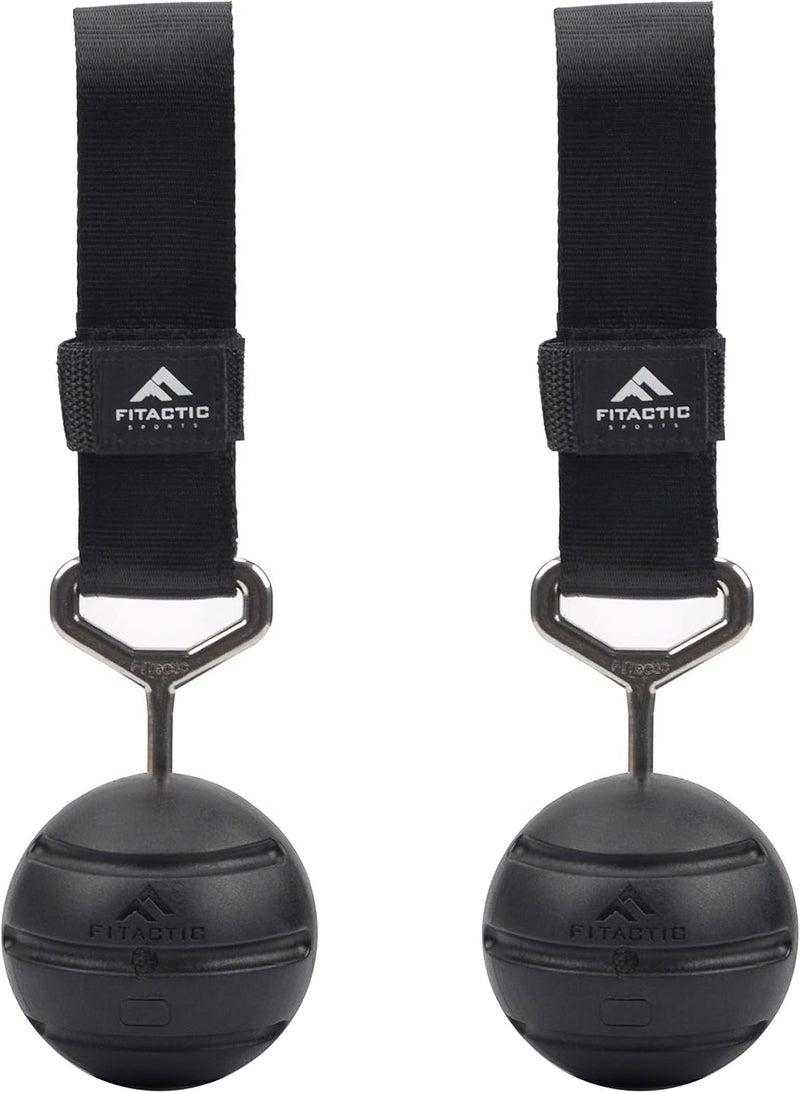 FITactic Rock Climbing Solid Training Cannonball Bomb Power Pull Up Ball Hold Grips for Straps for Finger, Forearm, Biceps, Back Muscles - Image 1