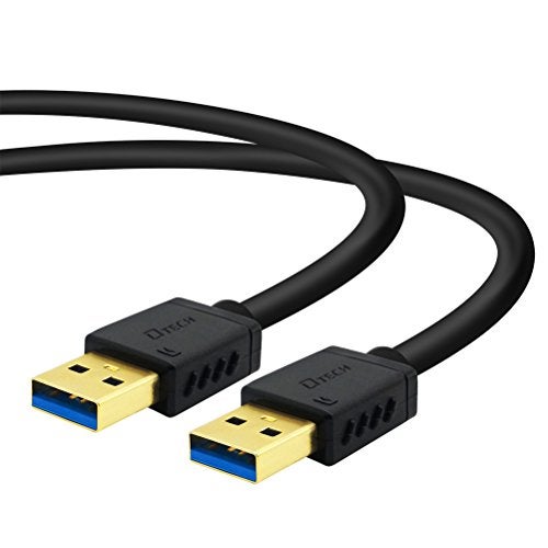 DTech 3 ft USB 3.0 Type A to A Cable Male to Male High Speed Data Cord in Black - Image 5