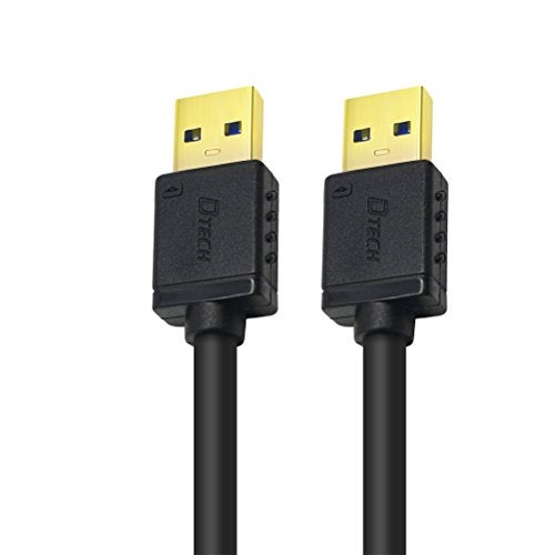 DTech 3 ft USB 3.0 Type A to A Cable Male to Male High Speed Data Cord in Black - Image 2