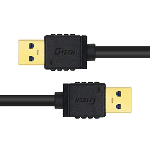 DTech 3 ft USB 3.0 Type A to A Cable Male to Male High Speed Data Cord in Black - Image 3
