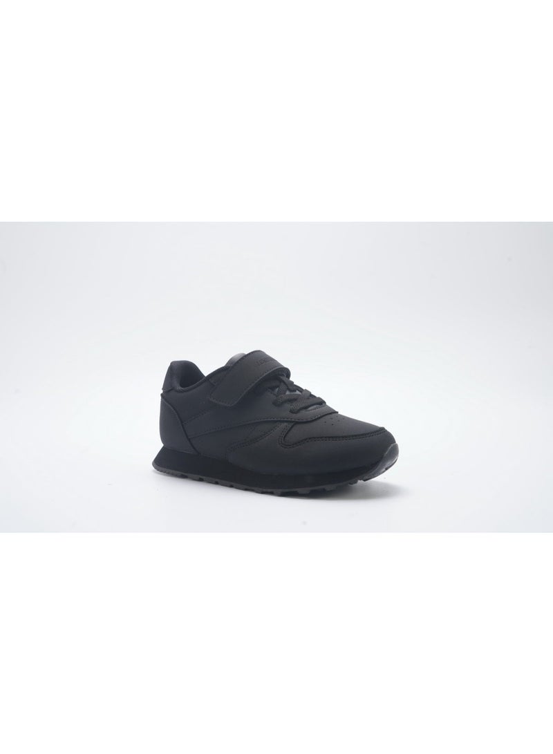 Lumberjack Unisex Kids School Shoes Black Hook & Loop Strap Lightweight Running Sneakers for Boys & Girls - Image 1