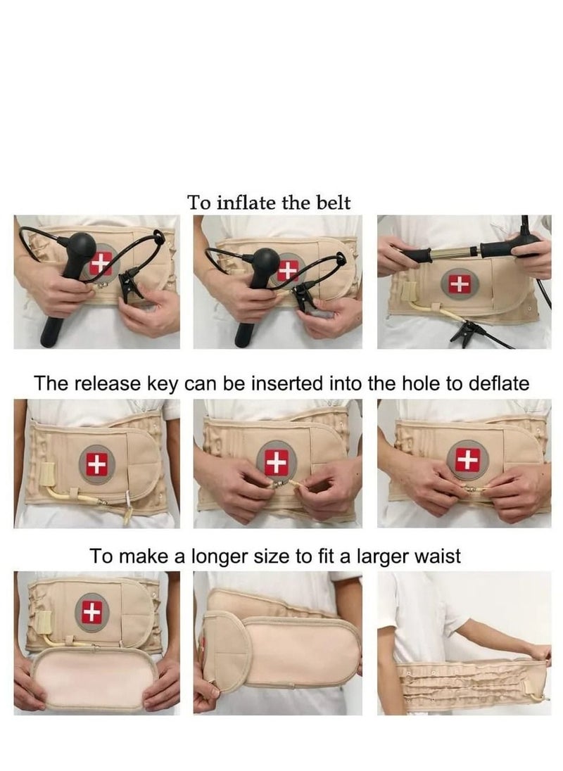 Generic - Medical Belt to Support the Lumbar Vertebrae Works By Blowing air to Relieve Pressure on It and Relieve Pain - Image 1