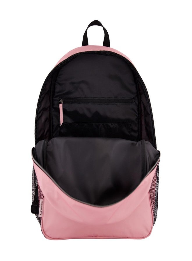 Messi Boys' Lifestyle Backpack Girls, Bookbag with Pockets & Adjustable Straps, Pink/Black, One Size - Image 3