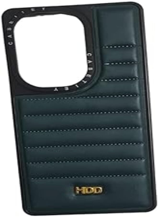 Generic - HDD back leather case For Xiaomi redmi 13 C - Green - Image 1