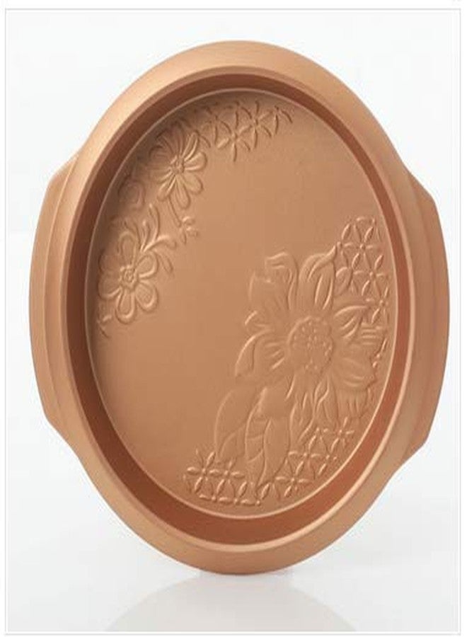 Gibson 112020.04 Country Kitchen 4 pc Embossed Nonstick Bakeware Set, 4 piece, Copper - Image 3