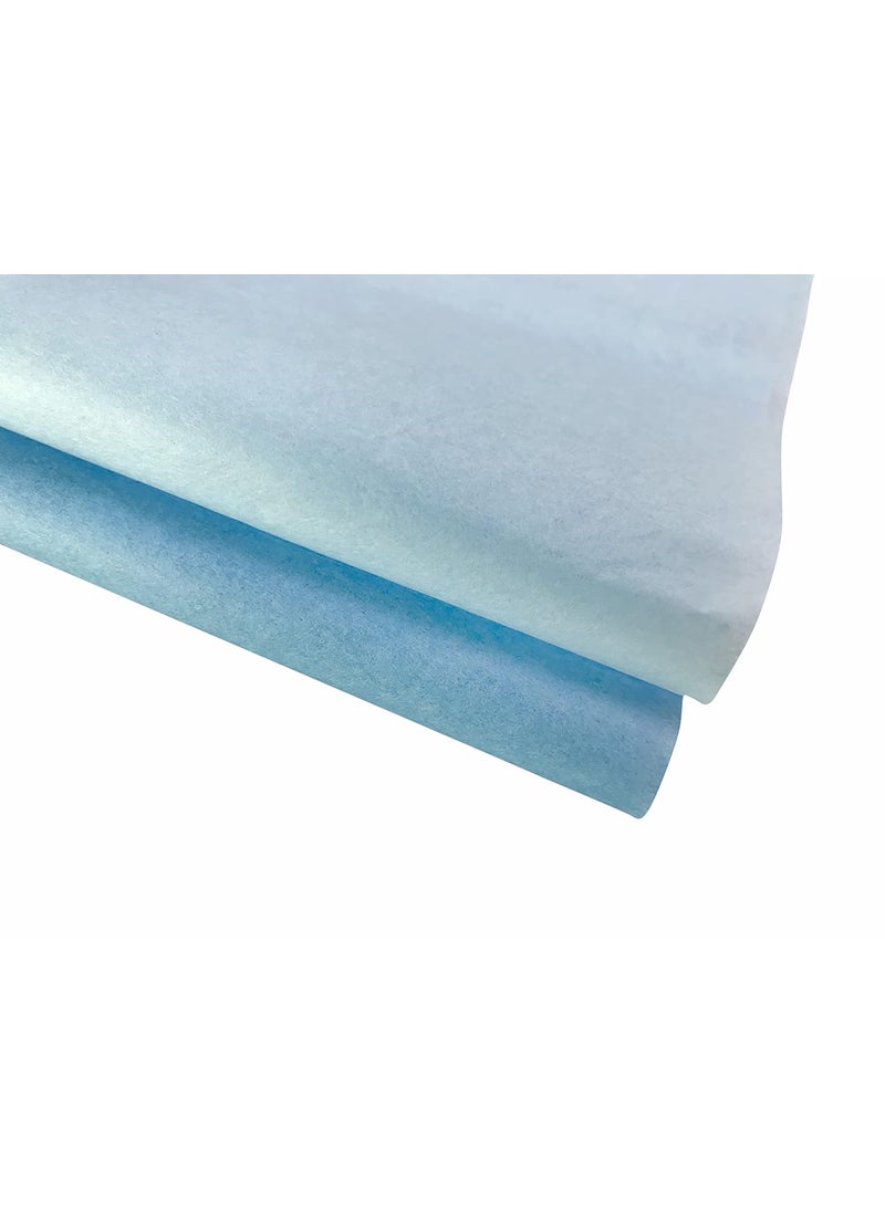 ECO SARRAS Eco Sarras Blue and Light Blue multipurpose gift tissue paper sheets for Valentines day gift hampers gift packaging wedding decoration gift trays birthday decoration 30 Sheets  - Image 3